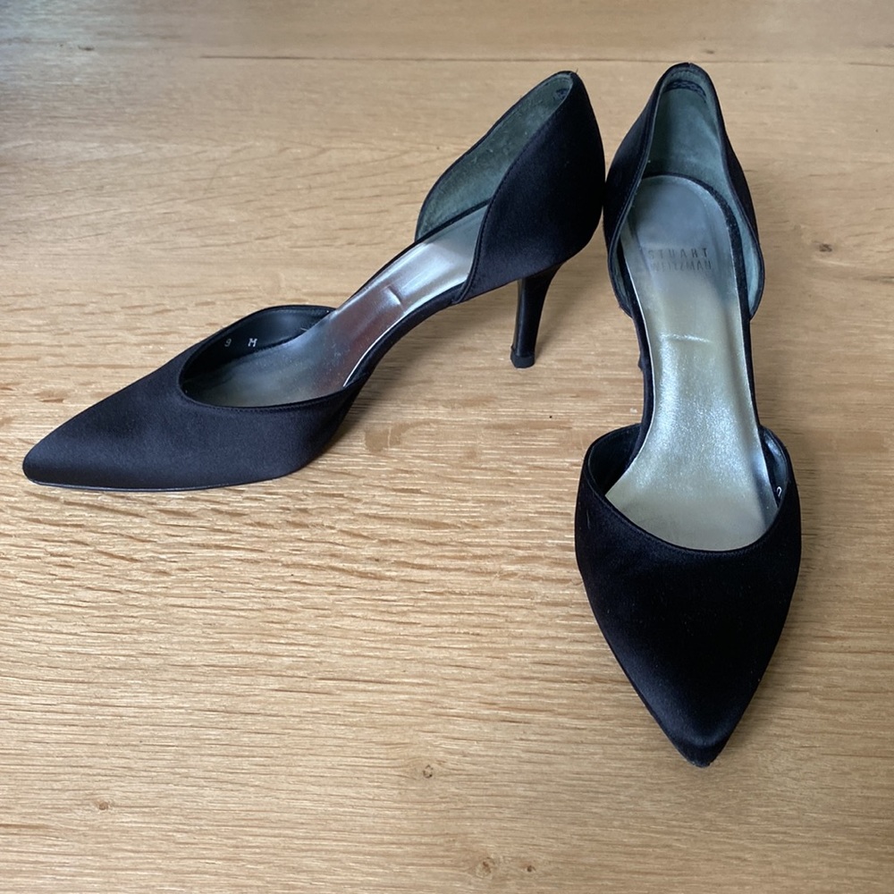 Stuart Weitzman Satin high heels size 9 GUC